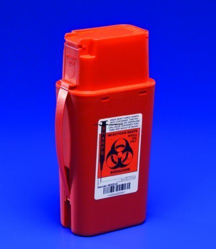 Everready First Aid Kendall Sharp Safety Portable Containers - Durable & Secure Storage for First Aid Supplies, Emergency Kits, Camping & Outdoor Adventures