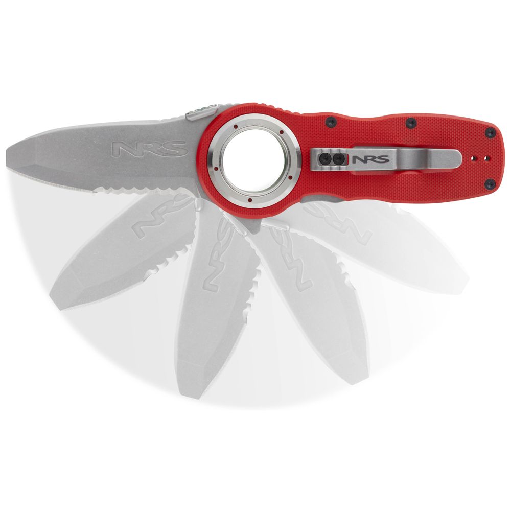 NRS Pilot Access Knife - Compact Folding Knife with Stainless Steel Blade for Outdoor, Camping, Hiking & Survival Gear | Perfect for Cutting Ropes, Fishing Lines & Emergency Situations