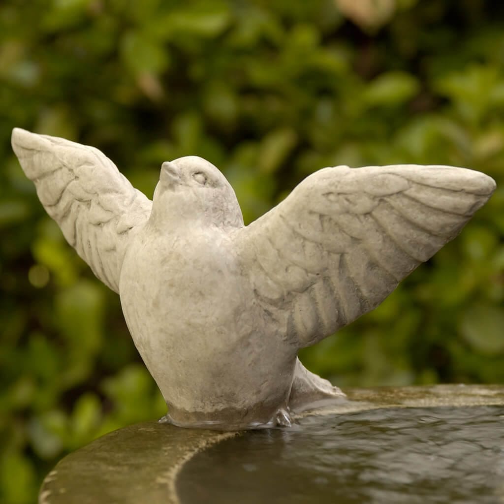 Campania International Flutter Bird Statue - Elegant Garden Decor for Outdoor & Indoor Use - Perfect for Patio, Yard, and Home Decoration