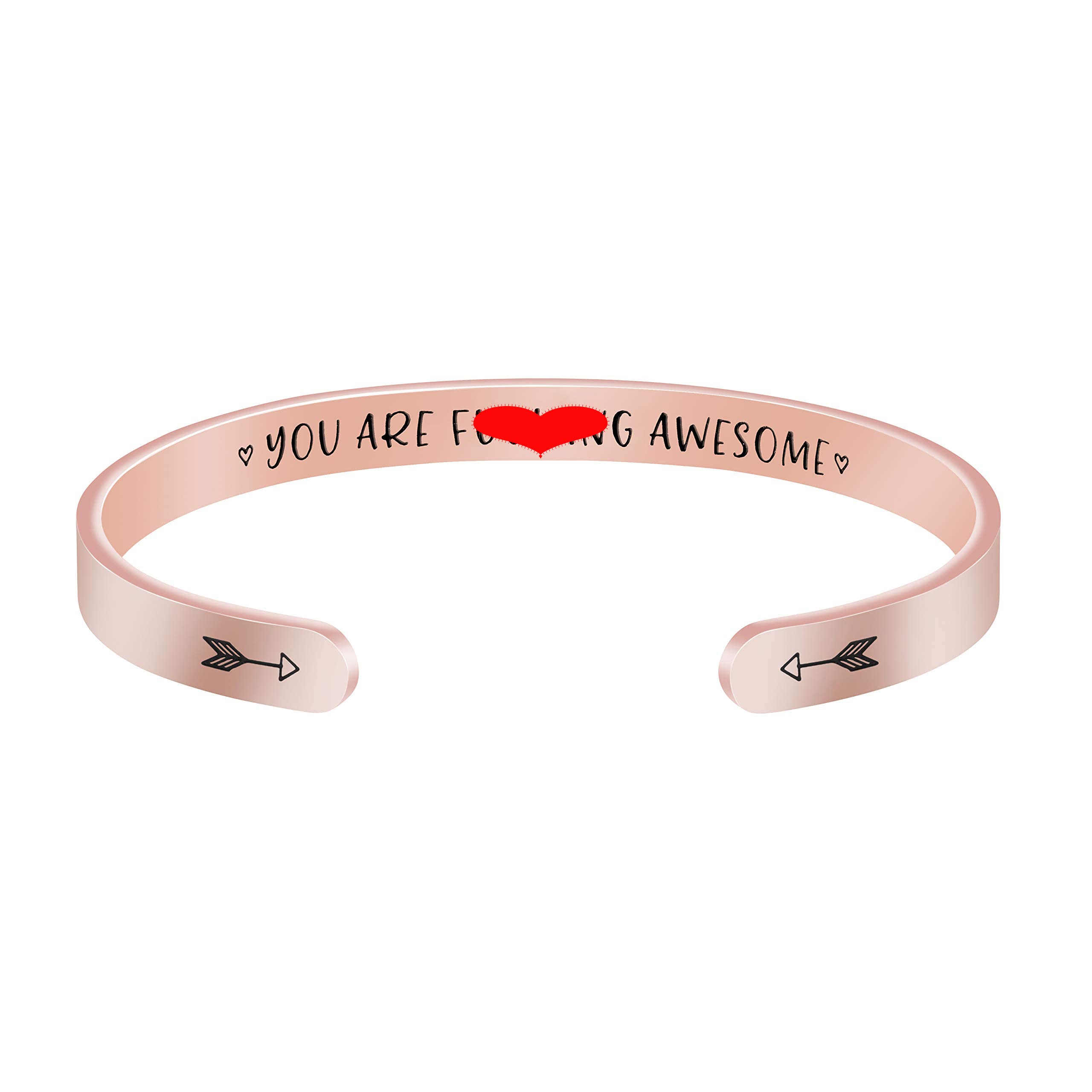 JoycuFF Stainless Steel Cuff Bracelet for Women - Elegant Christmas, Birthday & Thanksgiving Gift for Mom, Mother, Mummy - Meaningful Year-Round Jewelry Gift for Her | Perfect for Special Occasions, Daily Wear & Heartfelt Gestures