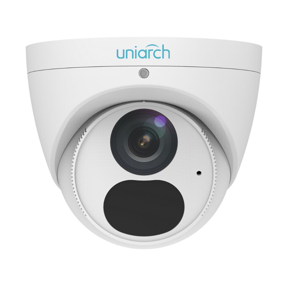Uniarch 8MP Starlight Fixed Turret Security Camera - IP CCTV Outdoor/Indoor Surveillance System with Night Vision for Home & Business Protection | Ideal for Monitoring Driveways, Backyards, and Retail Stores