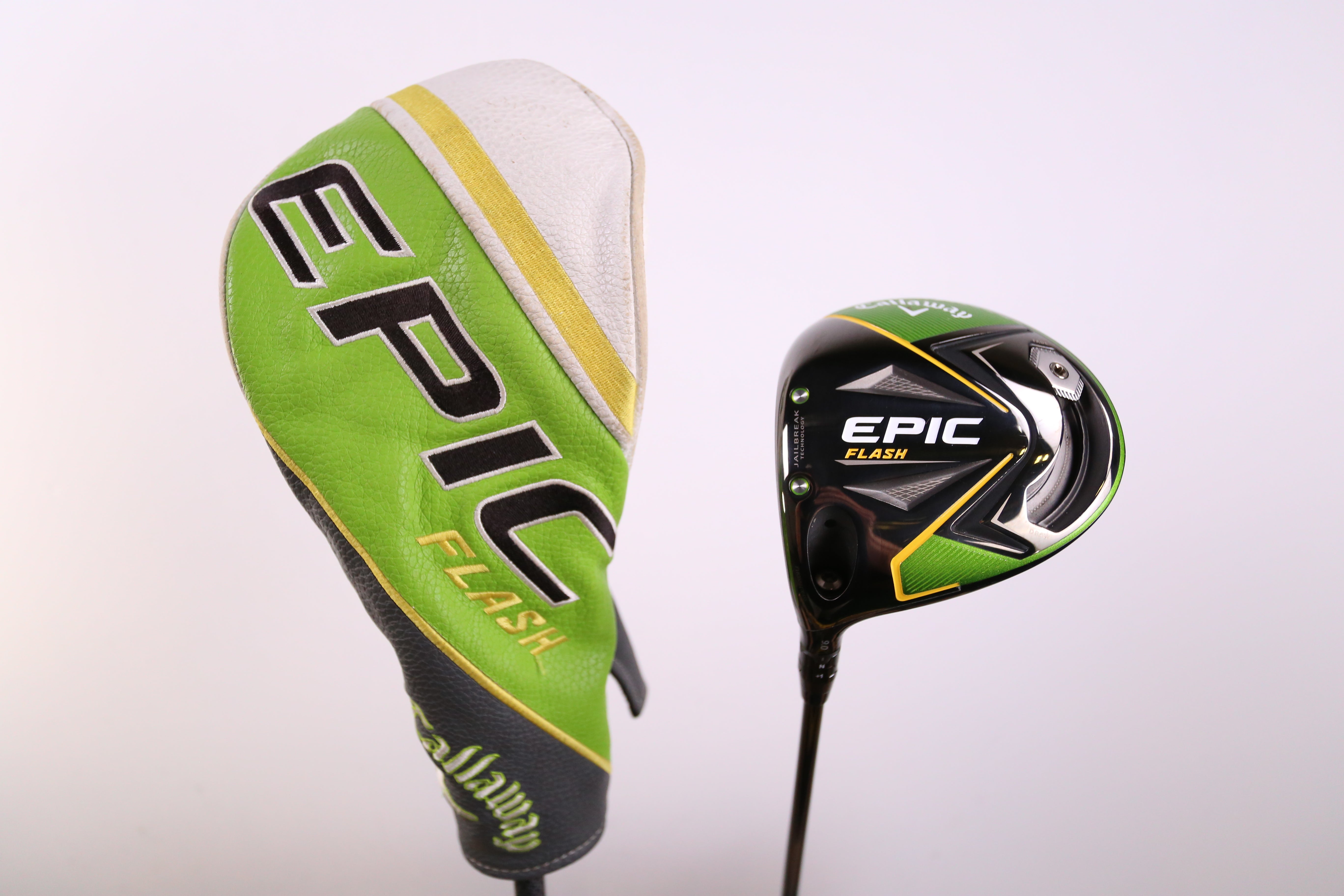 Used Callaway Epic Flash Left Handed 9° Extra Stiff Driver - Perfect for Golfers Seeking Distance & Control on the Course