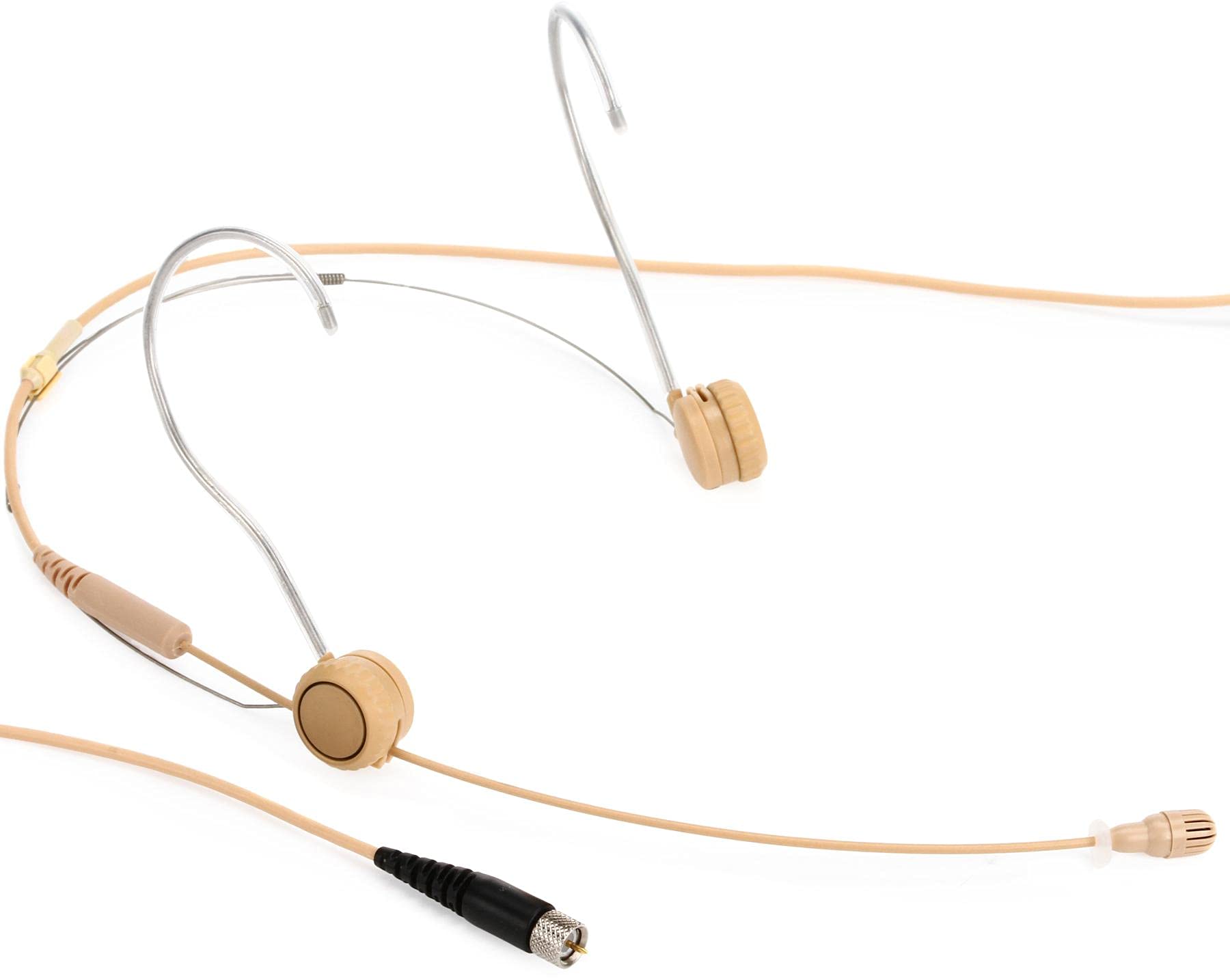 Shure TwinPlex TH53T/O-MDOT Omnidirectional Headset Microphone with MicroDot Connector - Tan | Professional-Grade Audio for Live Performances, Podcasting & Broadcasting