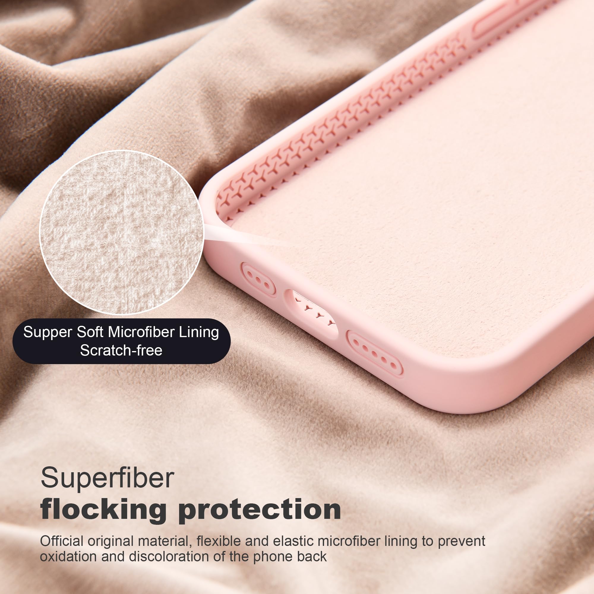 Magnetic Ring Stand Silicone Phone Case for iPhone 13 Pro Max 6.7