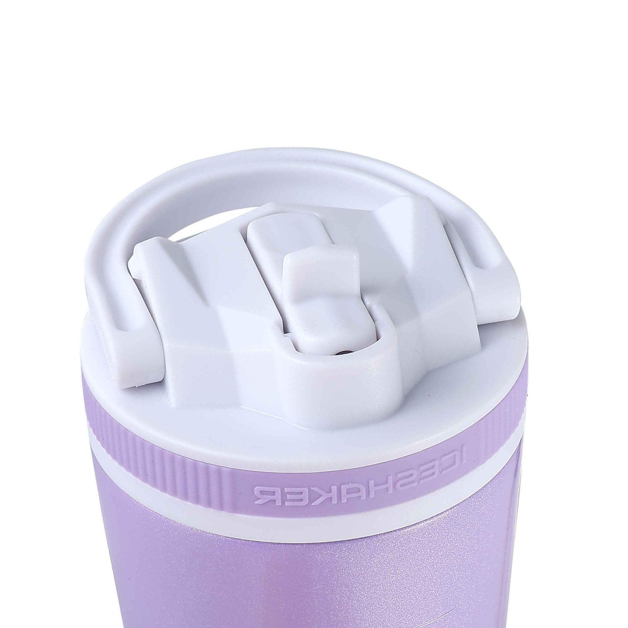 26oz Insulated Water Bottle with Sport Lid & Internal Straw - White Lid & Mermaid Band - Perfect for Gym, Hiking & Outdoor Activities