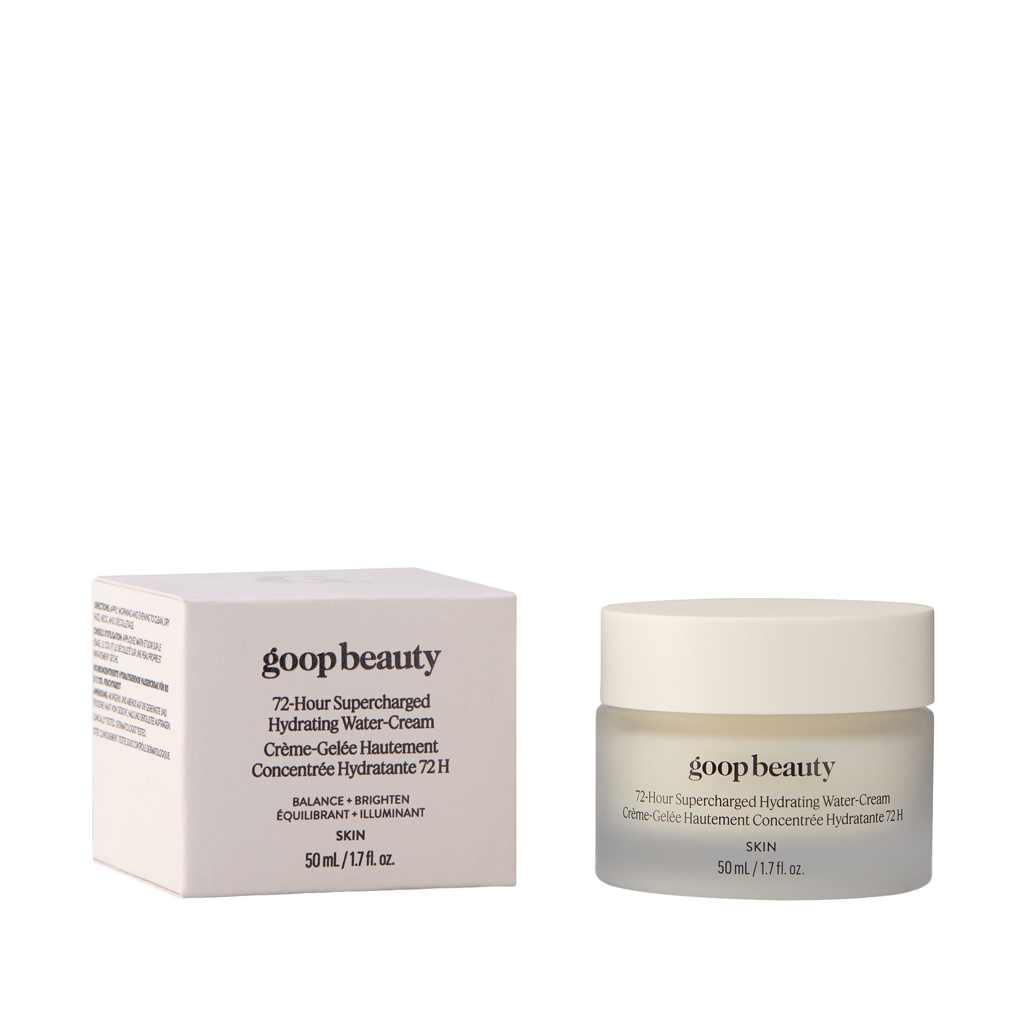 72 Hour Supercharged Hydrating Water Cream - Intense Moisturizing Face Cream for Dry & Sensitive Skin | Day & Night Use for Glowing Complexion | Perfect for Winter Skincare Routine & Post-Workout Hydration