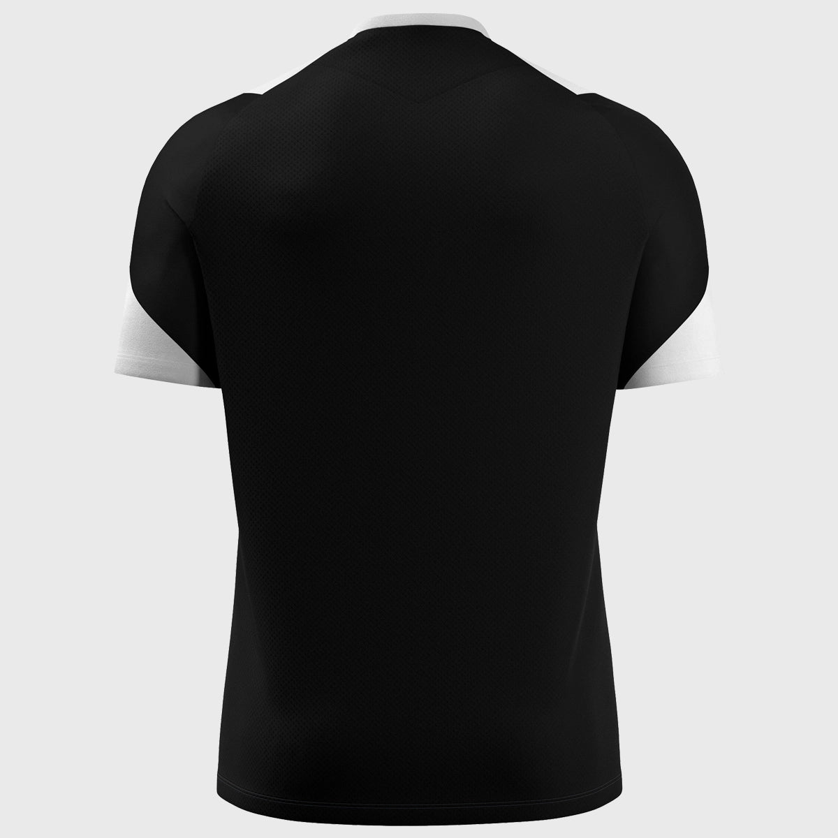 Macron Barbarians Rugby Poly Dry Tee Black 2025 - Moisture-Wicking Performance Rugby Shirt for Training & Matches