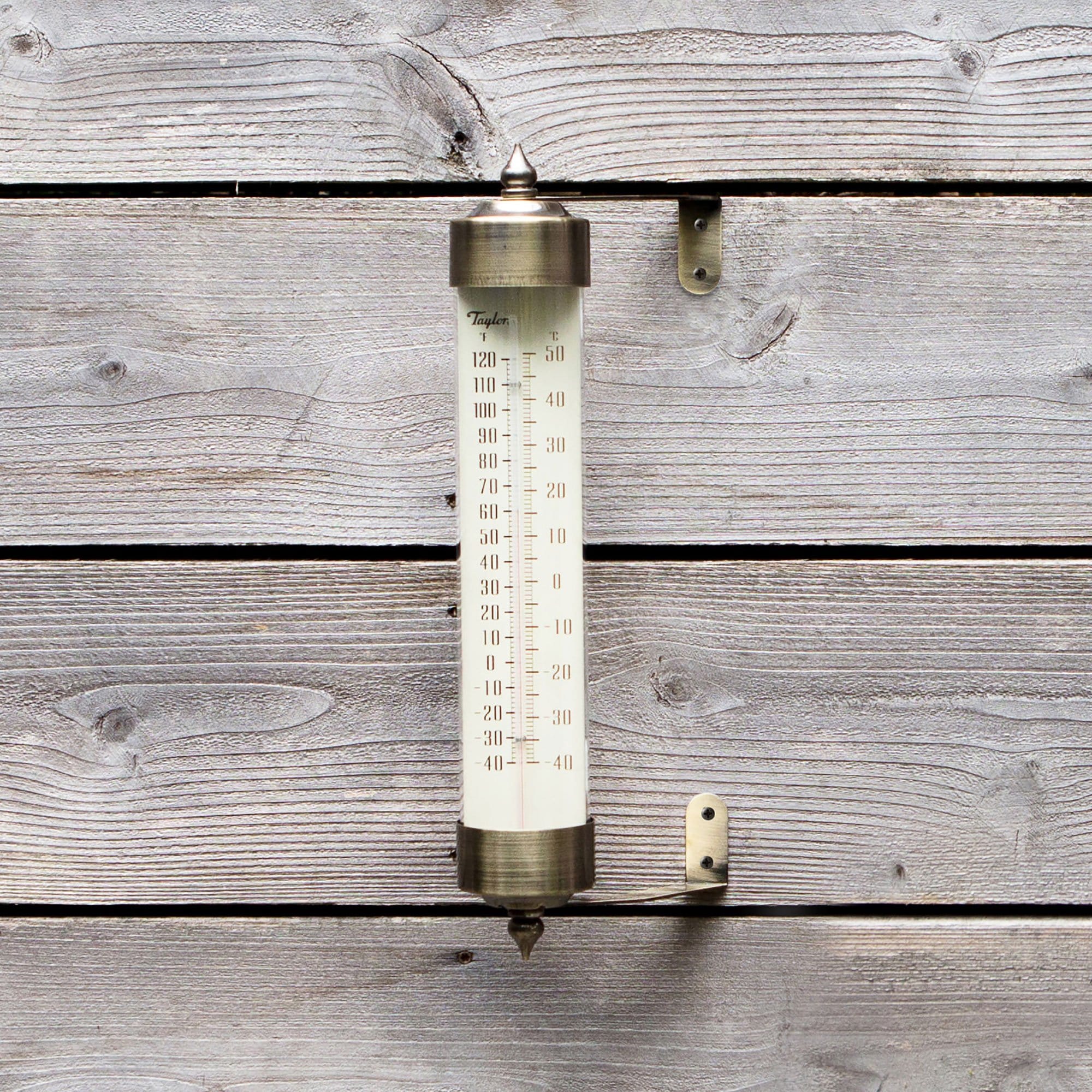 12.25 Inch Long Glass Tube Thermometer - Accurate Temperature Measurement for Home, Lab, Aquarium, and Outdoor Use