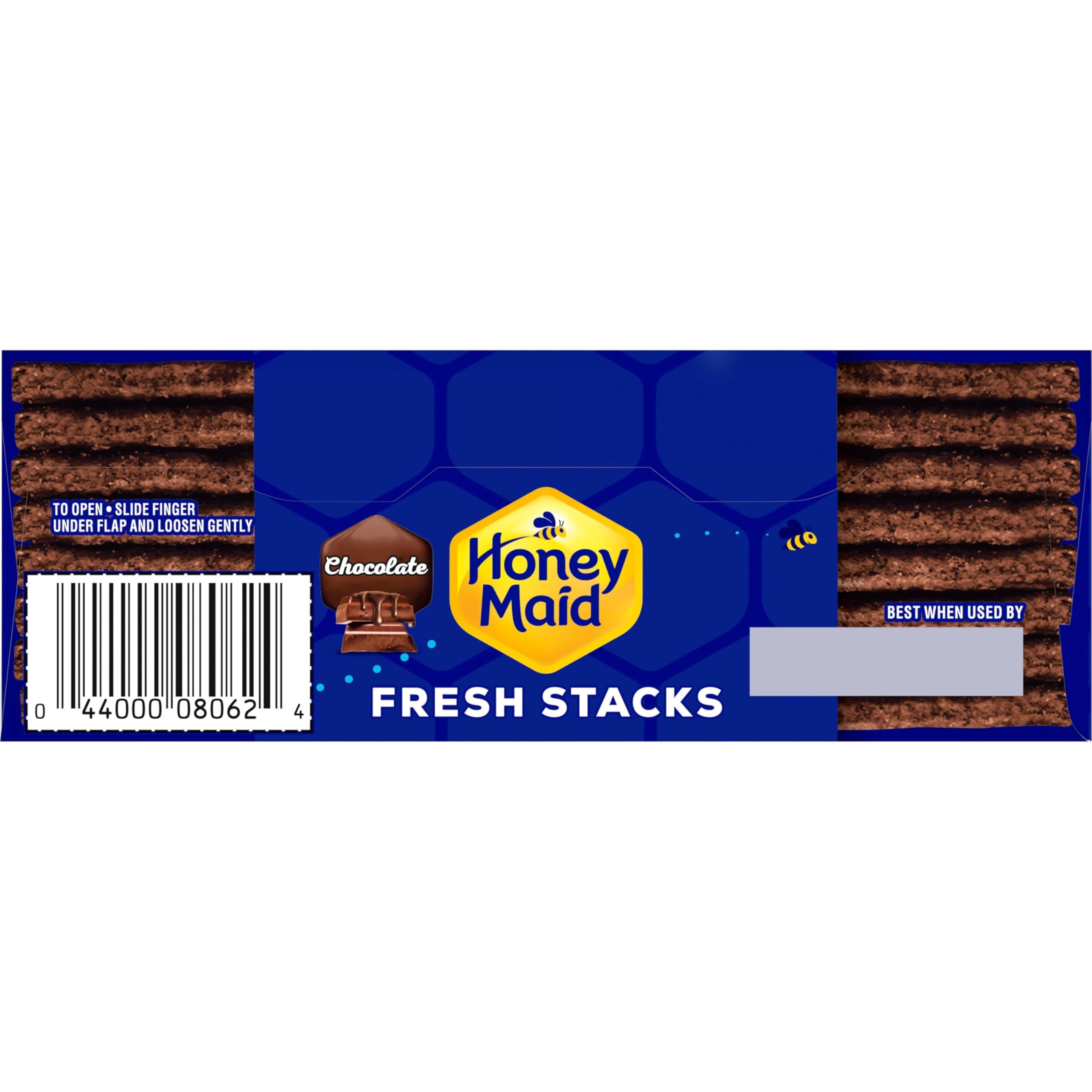 HONEY MAID Fresh Stacks Chocolate Graham Crackers - 36 Individually Wrapped Snack Packs (6 Boxes) | Bulk Travel Snacks for Kids, School Lunches & Office Break