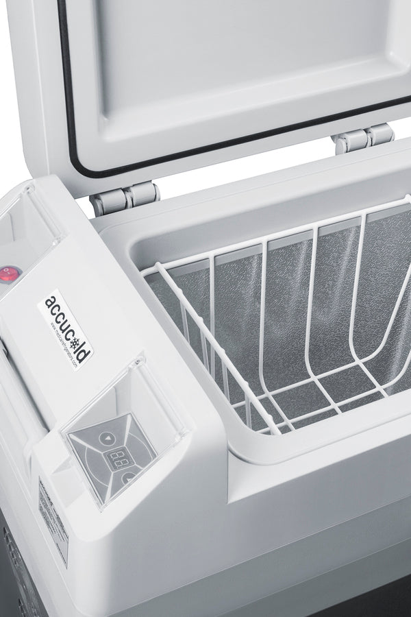 Accucold SPRF36M2 Portable Refrigerator & Freezer with Secure Lock - Ideal for Camping, Road Trips, and Outdoor Adventures