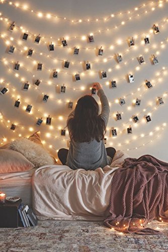 LED Photo Clip String Lights - Battery Powered Indoor/Outdoor Fairy Lights for Home, Party, Wedding & Christmas Decor - Perfect for Bedroom, Garden, Patio and Holiday Celebrations
