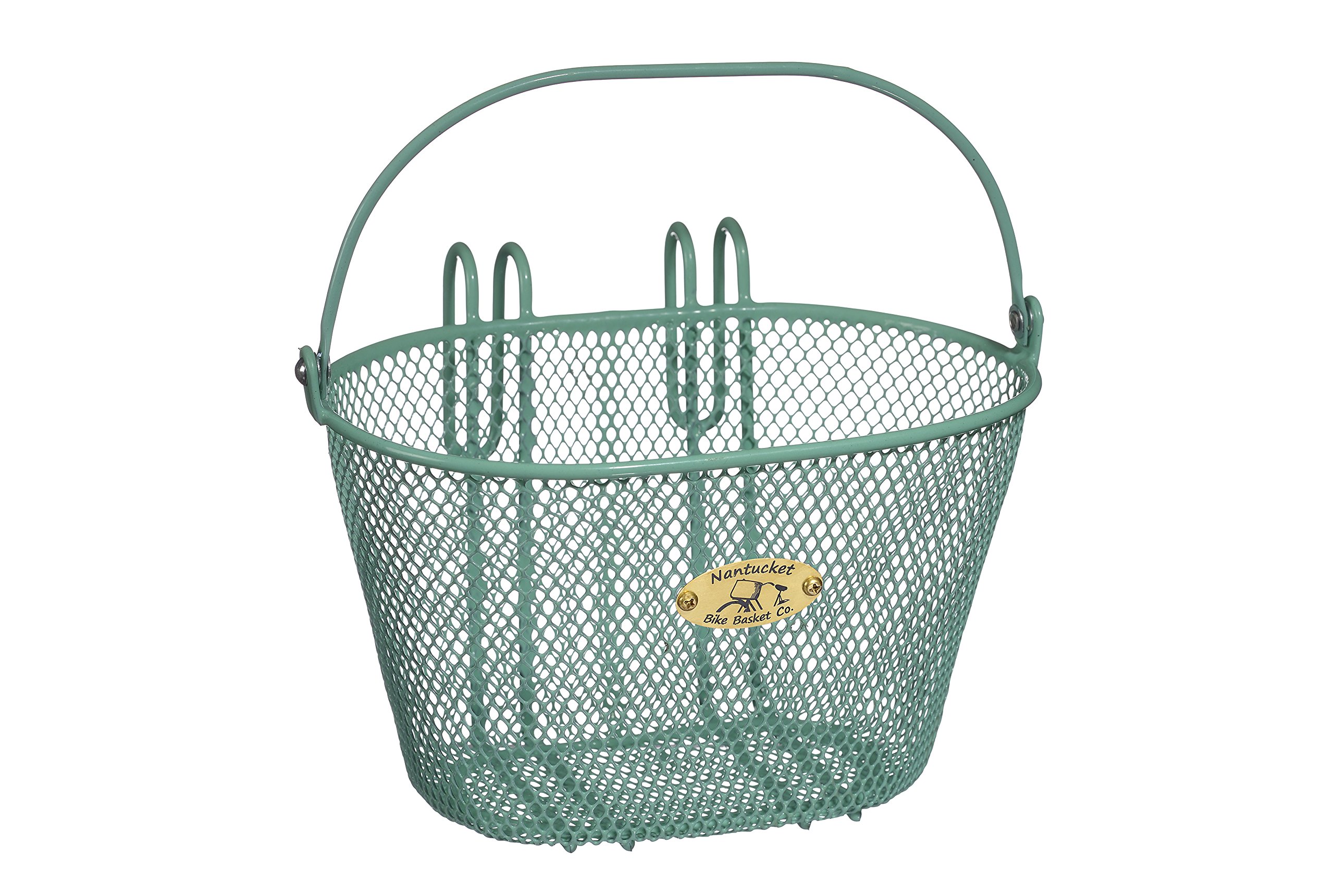 Nantucket Bicycle Basket Co. Kids' Surfside Wire Bike Basket - Perfect for Beach Cruisers, Commuting & School Rides