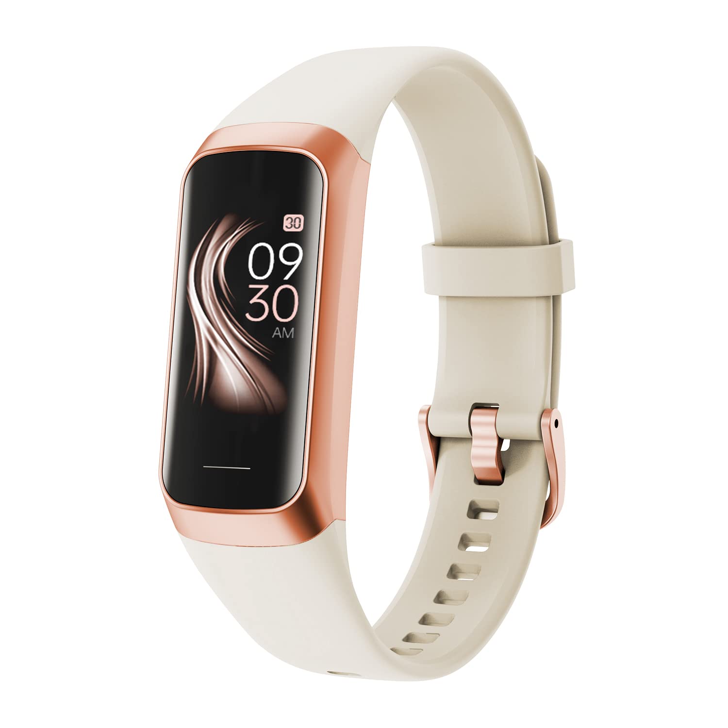 H&P Smart Fitness Band 2022 - Heart Rate & Temperature Monitor for Android/iOS - Waterproof for Sports & Swimming