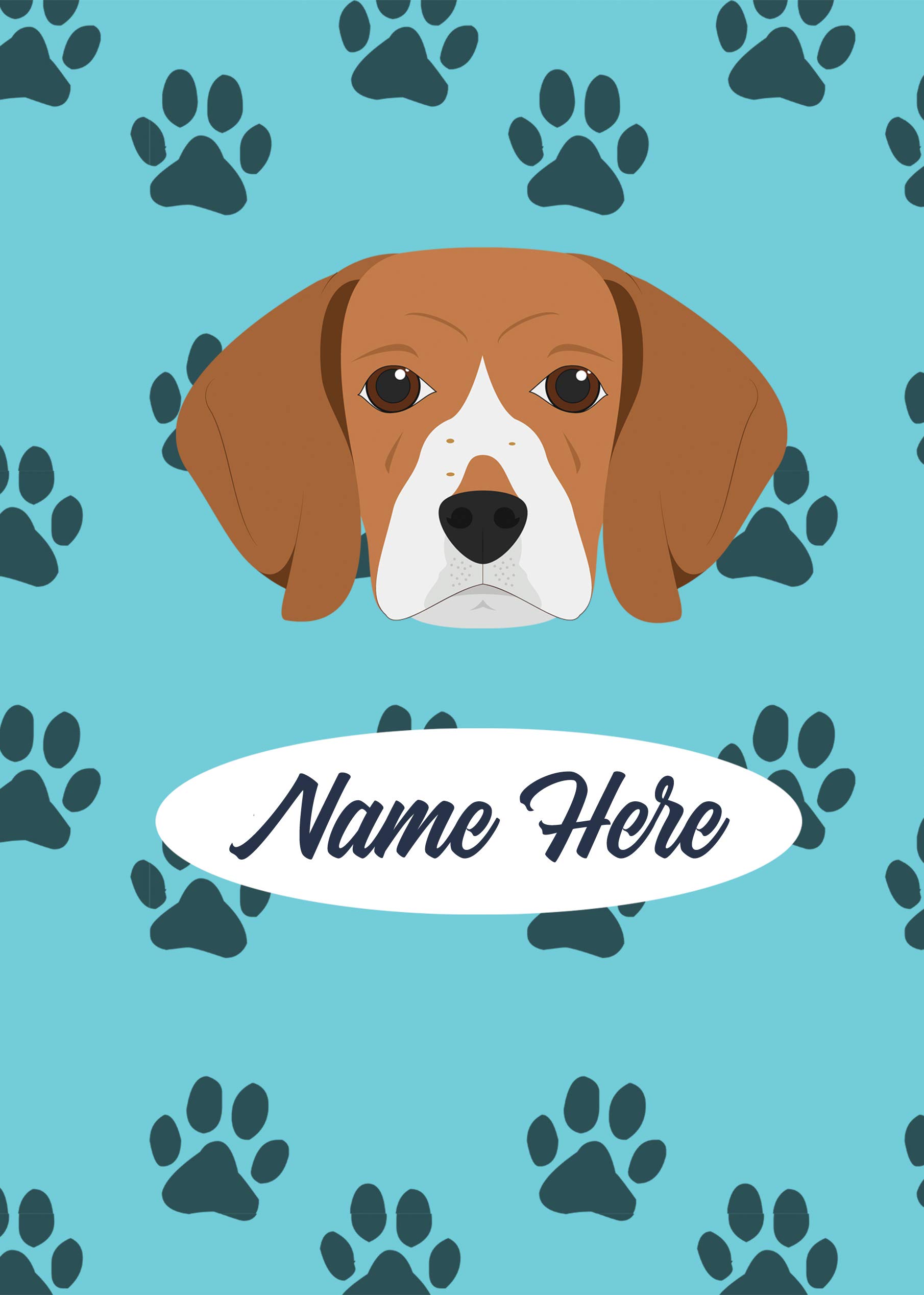 Custom Beagle Spiral Notebook - Personalized Dog Lover Gift for Beagle Moms, Dads & Kids | Cute Pet Journal, School Supplies, Office Notepad for Dog Owners