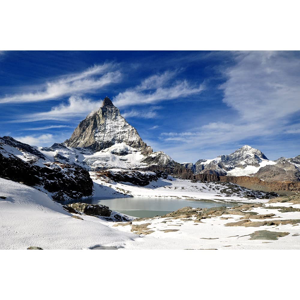 Alps Snow Mountain Jigsaw Puzzle - 500/1000/1500/2000/3000 Piece Adult Challenging Puzzle Game for Home Decor, Birthday Gift & Stress Relief