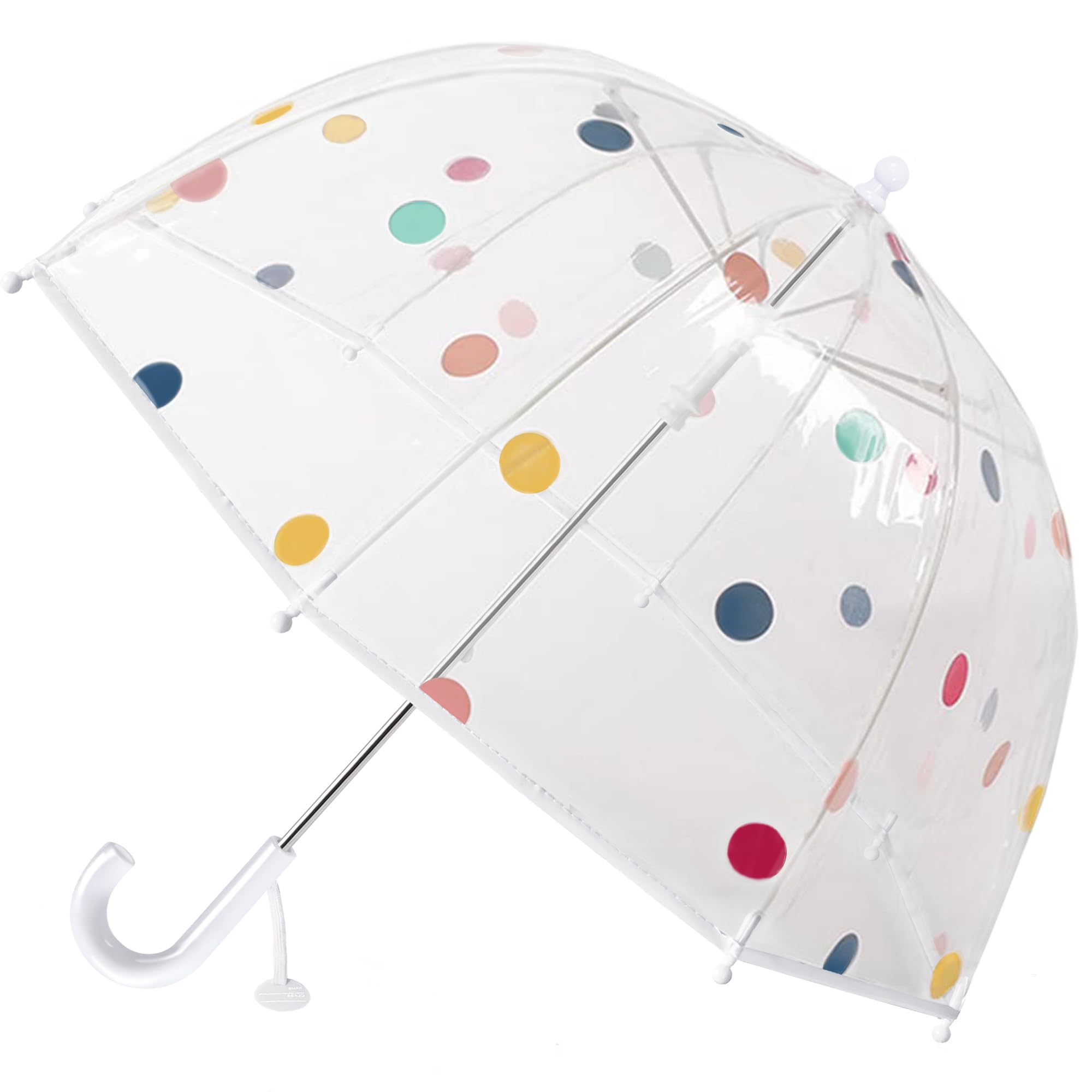 Kids Clear Bubble Umbrella - Windproof & Rainproof Dome Umbrella for Boys & Girls - Perfect for School, Outdoor Play & Rainy Day Adventures