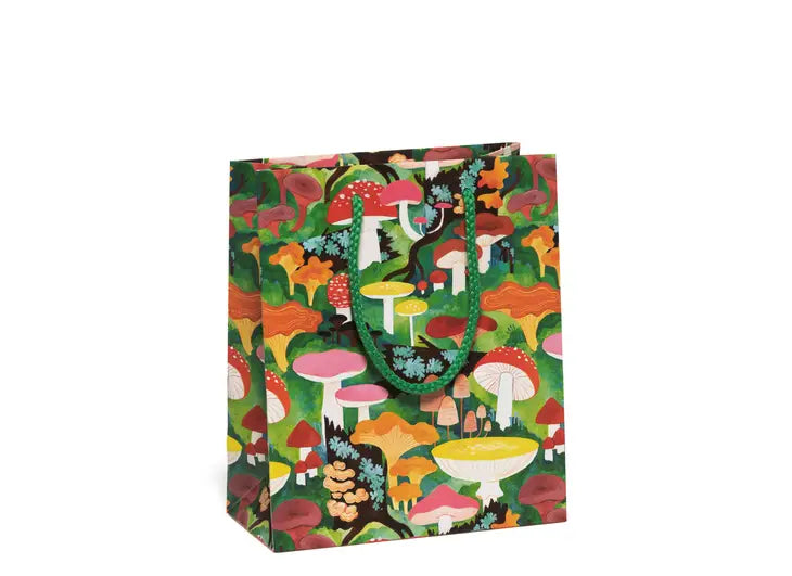 Woodland Mushroom Gift Bag - Eco-Friendly Reusable Tote for Nature Lovers | Perfect for Grocery Shopping, Farmers Market & Outdoor Adventures