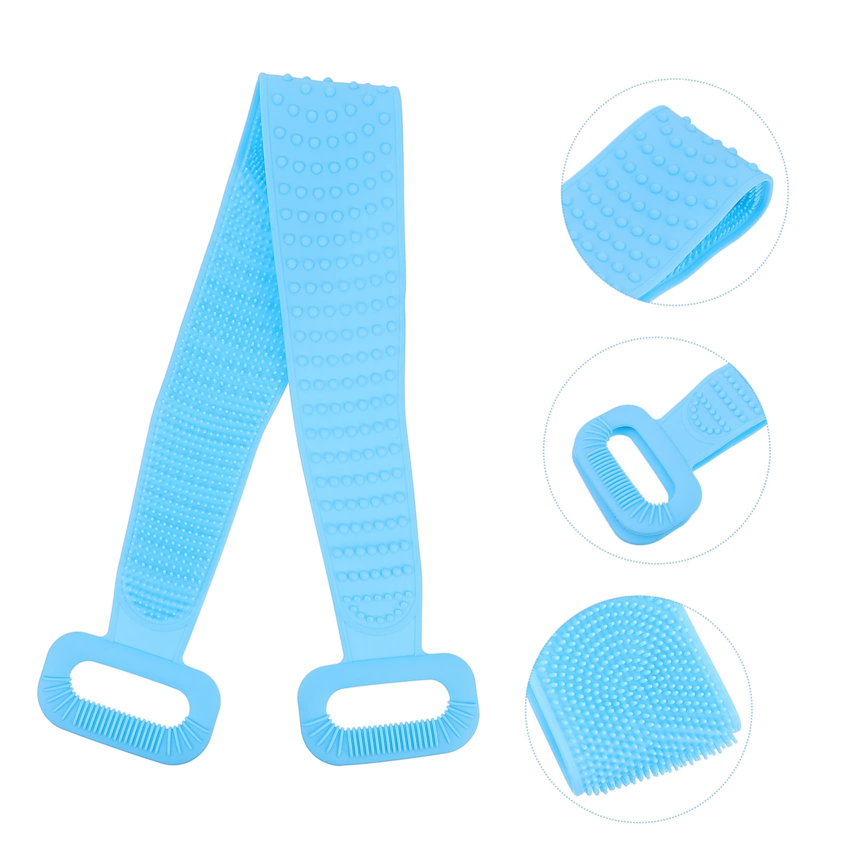 MILISTEN Silicone Exfoliating Brush & Body Scrubber - Reusable Bath Towel, Massage Brush, Face Scrubber & Shower Sponge for Deep Cleansing & Skin Exfoliation - Perfect for Shower, Spa & Skincare Routine