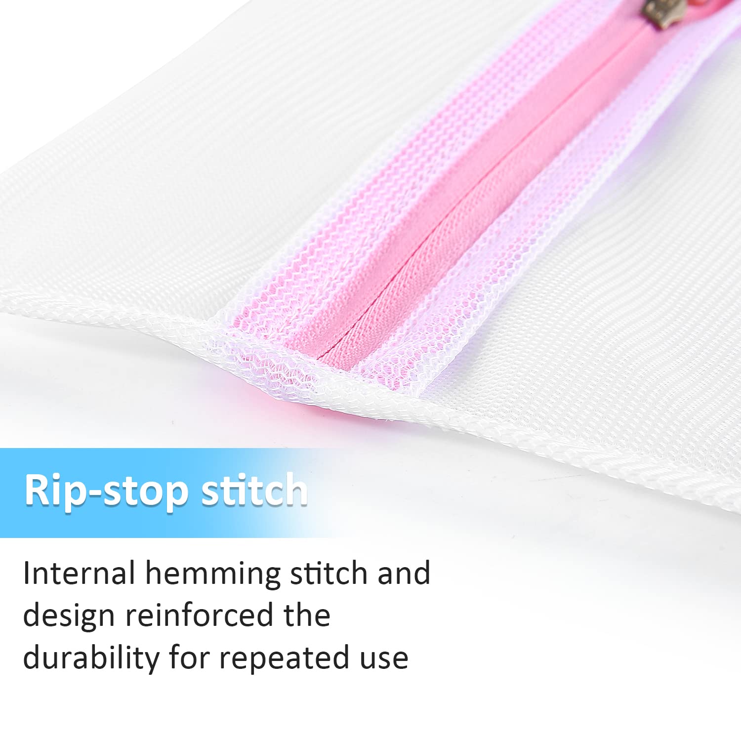 GOGOODA 7-Piece Delicate Laundry Bags Set with Premium Zipper - Mesh Washing Bags for Bras, Underwear, Lingerie, Stockings & Blouses - Travel Storage Organizer for Gentle Cycle Washing - Perfect for Home, Dorm & Hotel Use