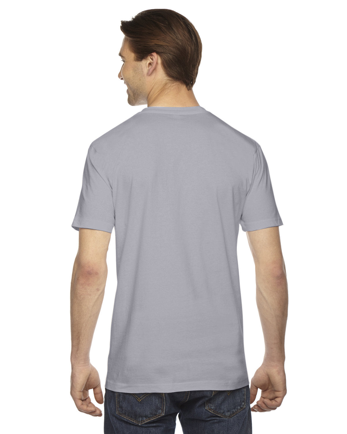American Apparel 2001W Unisex Fine Jersey Short Sleeve T-Shirt - Soft Cotton Tee for Men & Women, Casual Everyday Wear, Gym, Lounge & Street Style