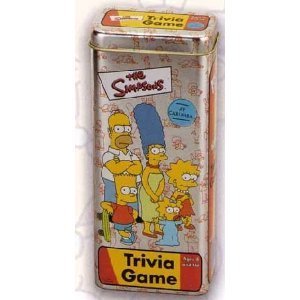 The Simpsons Family Trivia Game - Compact Travel Edition | Fun Party & Road Trip Game for Adults & Kids
