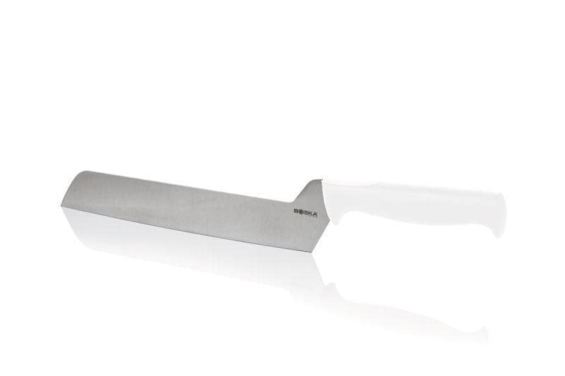 BOSKA Professional Series Cheese Knife - Stainless Steel Blade, Ergonomic White Handle for Cheese Boards & Charcuterie Platters - Perfect for Parties, Wine Tasting & Gourmet Entertaining