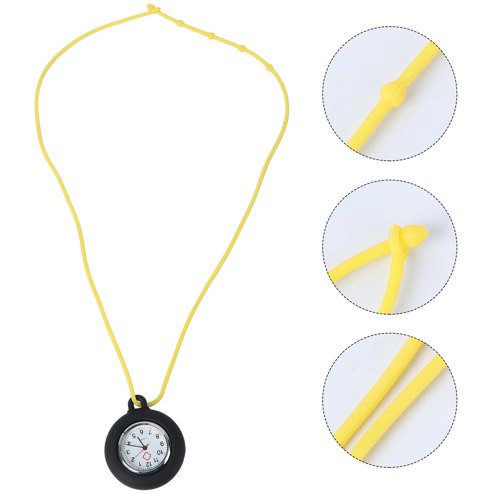 Nurse Pocket Watch - Quartz Fob Watch with Silicone Case & Adjustable Lanyard for Medical Professionals