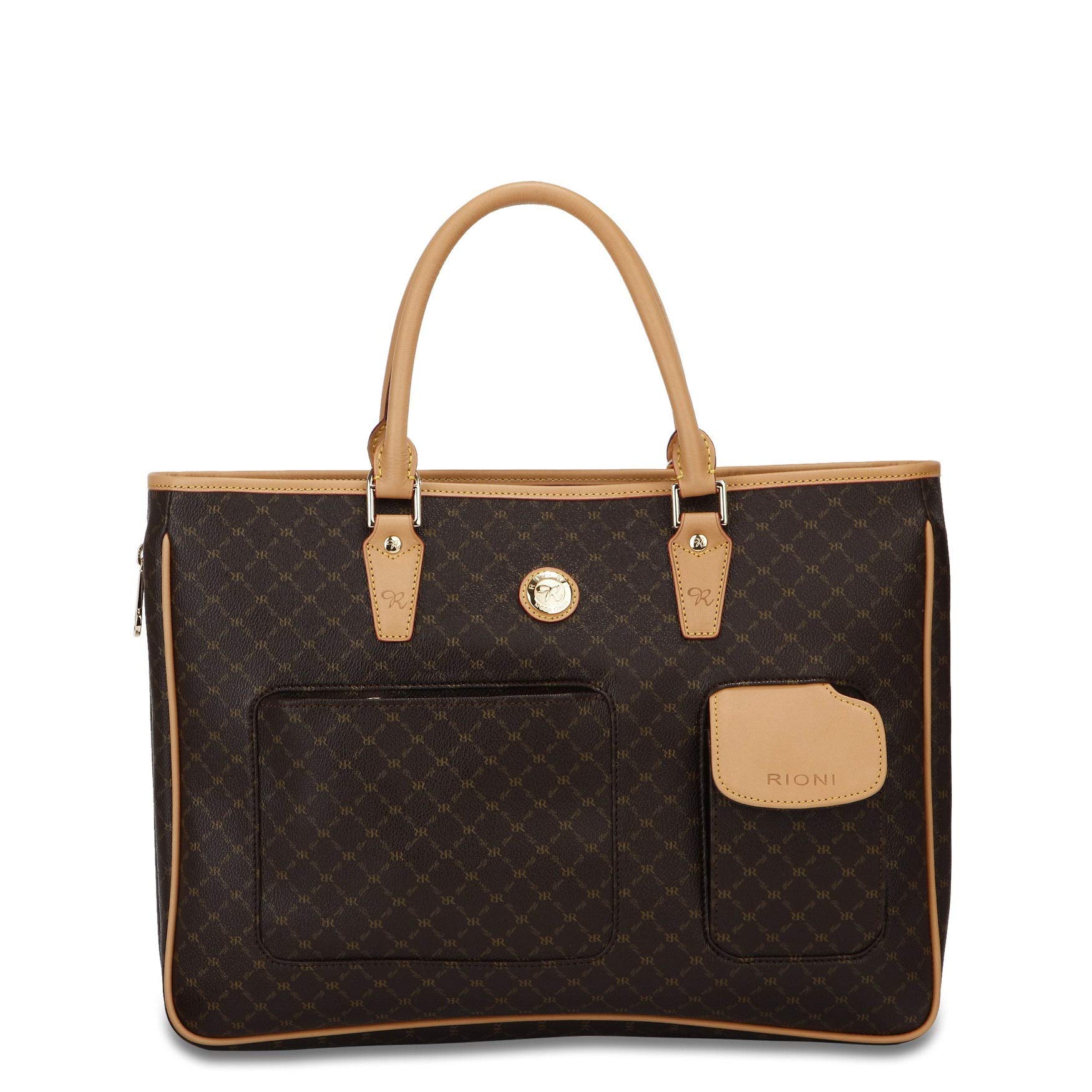 Rioni Signature Teacher's Handbag - Stylish & Durable Leather Tote for Women | Perfect for Work, School & Professional Meetings