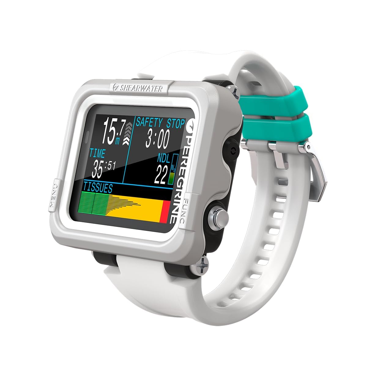 Shearwater Peregrine Dive Computer - Advanced Scuba Diving Watch for Recreational & Technical Divers | Perfect for Underwater Exploration, Spearfishing & Marine Adventures