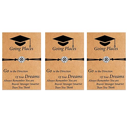 C: 3pcs compass graduation bracelets