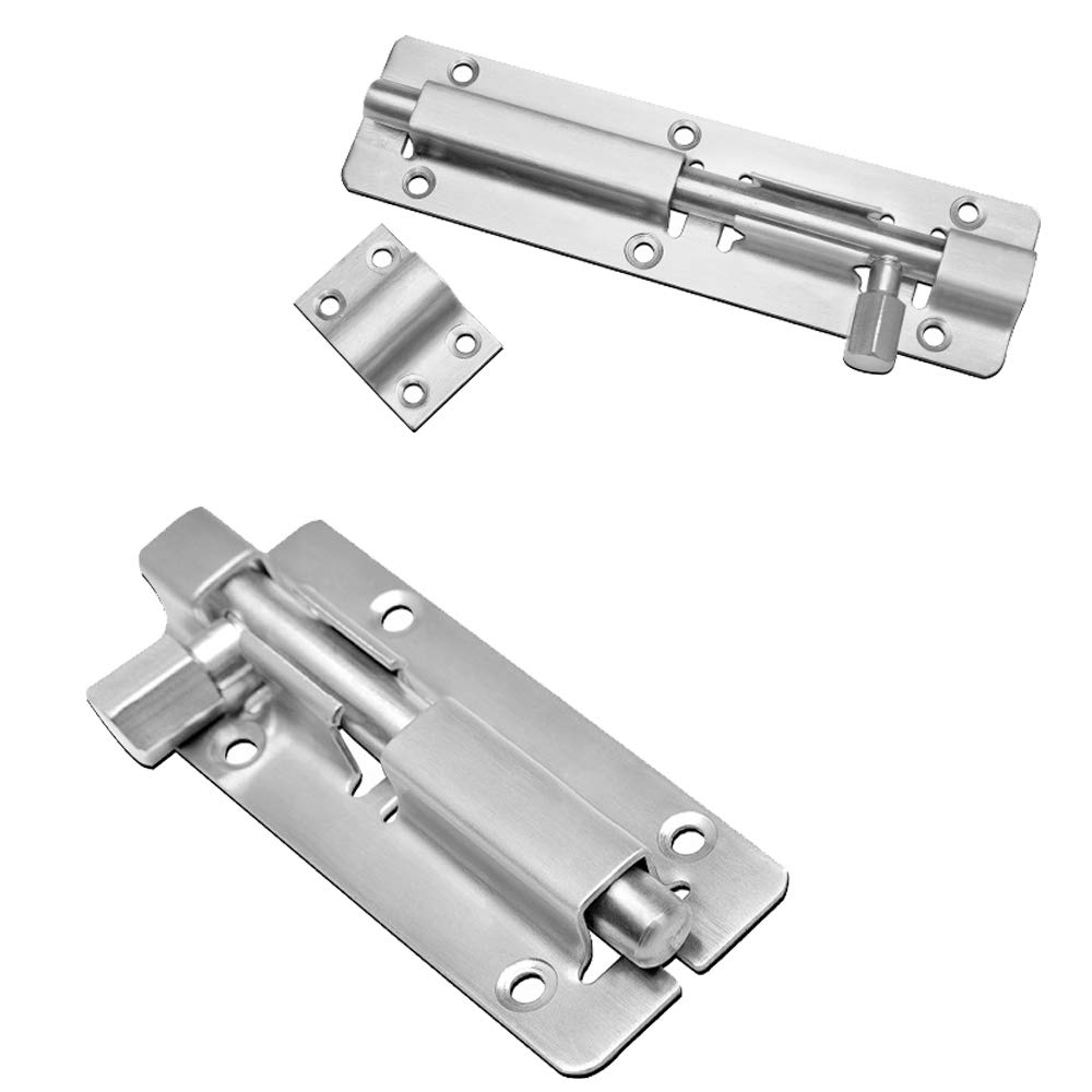 Heavy-Duty Stainless Steel Door Latch - 7.8