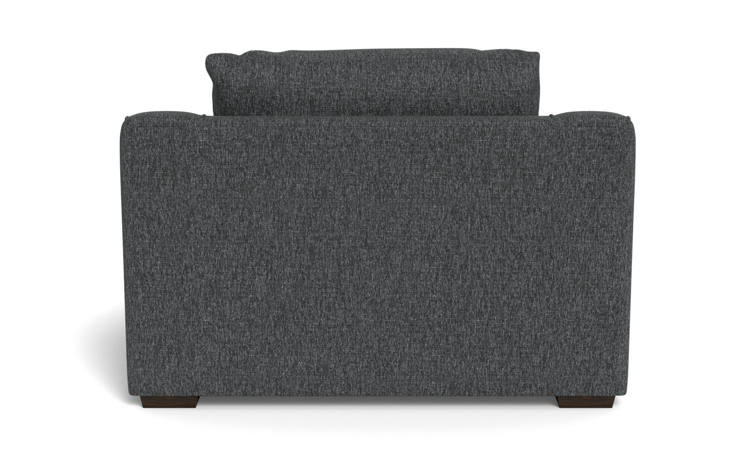 Austonian 56 Arm Chair - Modern Accent Chair with Upholstered Seat & Wooden Legs for Living Room, Bedroom, or Office - Comfortable Lounge Chair for Relaxing & Reading