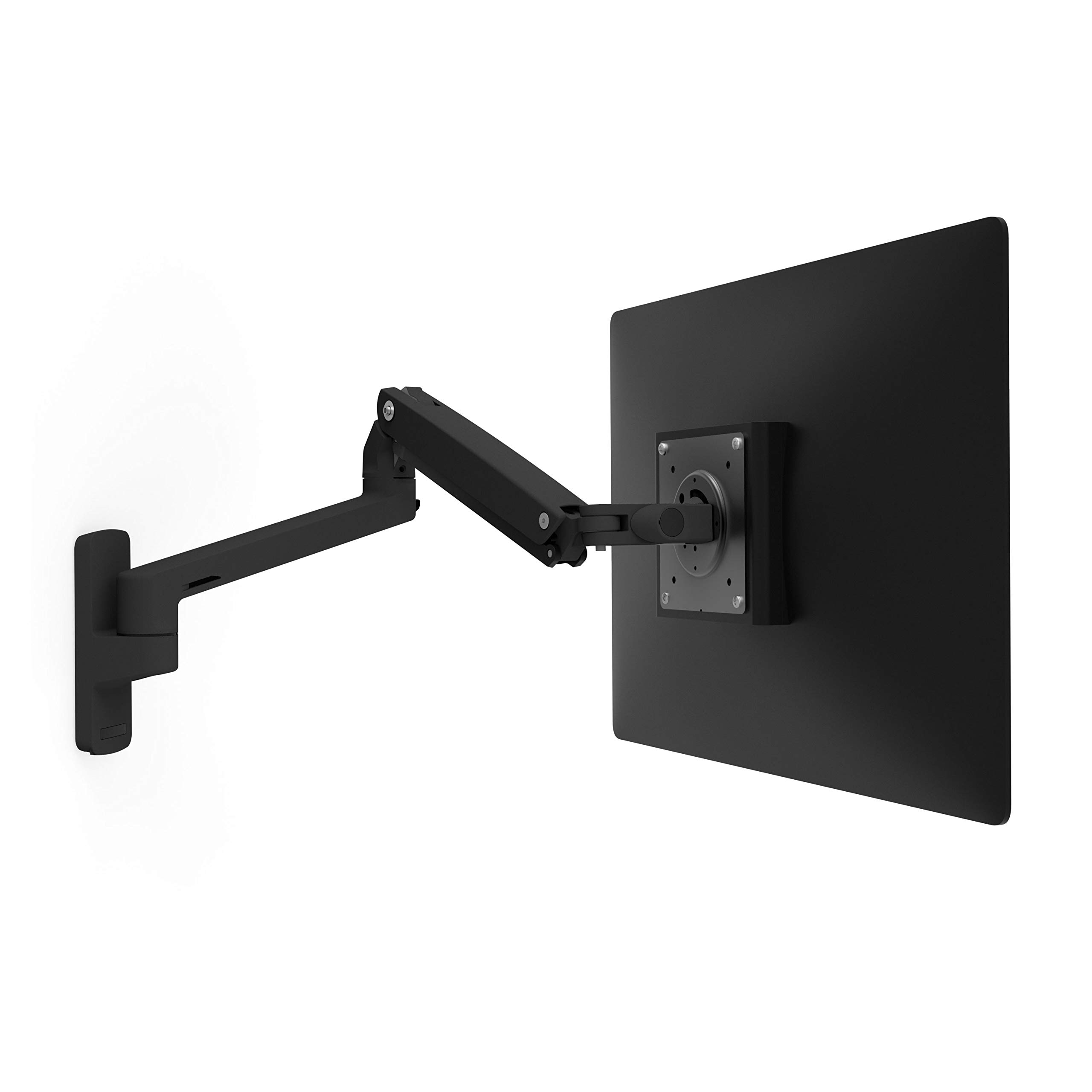 Ergotron MXV Single Monitor Arm - VESA Wall Mount Bracket for 13-34 Inch Screens (7-20 lbs) - Matte Black - Perfect for Home Office, Gaming Setup & Workspace Ergonomics