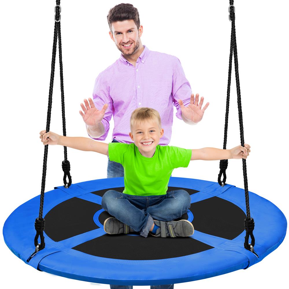 Kids Hanging Swing Seat - Indoor/Outdoor Play Swing for Toddlers & Children - Perfect for Backyard, Playroom, and Playground Fun