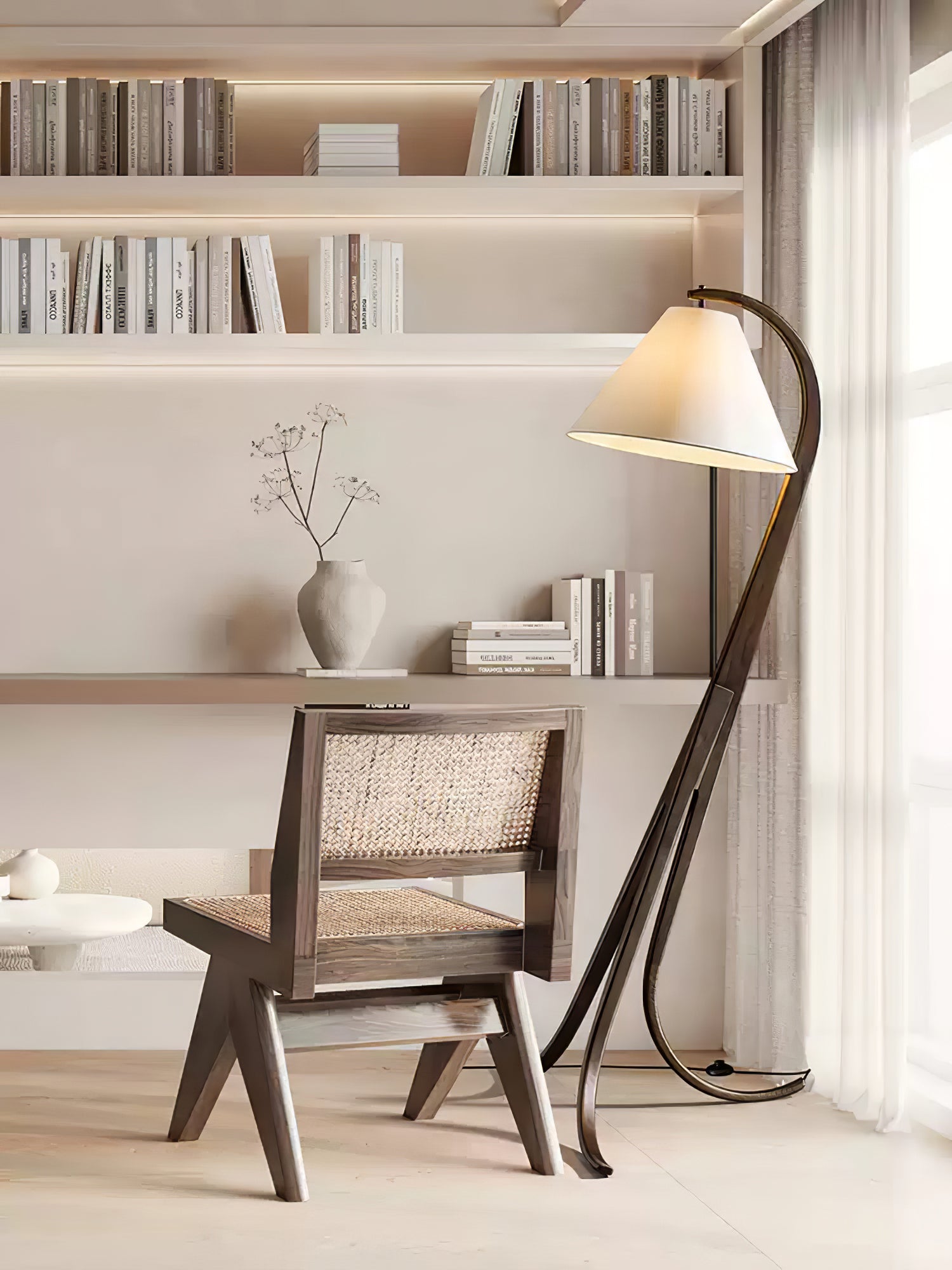 Arcwood Modern Floor Lamp - Adjustable Brightness LED Standing Light for Living Room, Bedroom & Office - Perfect for Reading, Relaxing & Decorating
