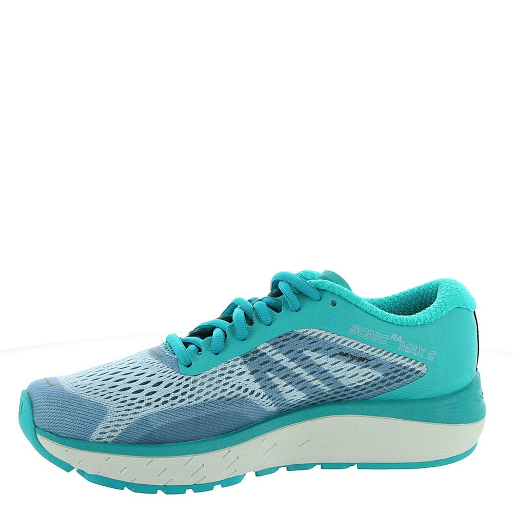 Salomon Women's Sonic Ra Max 2 Sneakers - White/Illusion Blue/STO - Lightweight Running Shoes for Trail & Gym Workouts