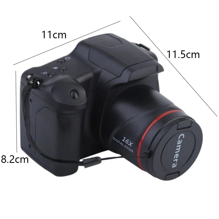 HD 1080P Video Camera with 16X Optical Zoom - Professional DSLR Style Camcorder for Vlogging, Travel & Home Movies