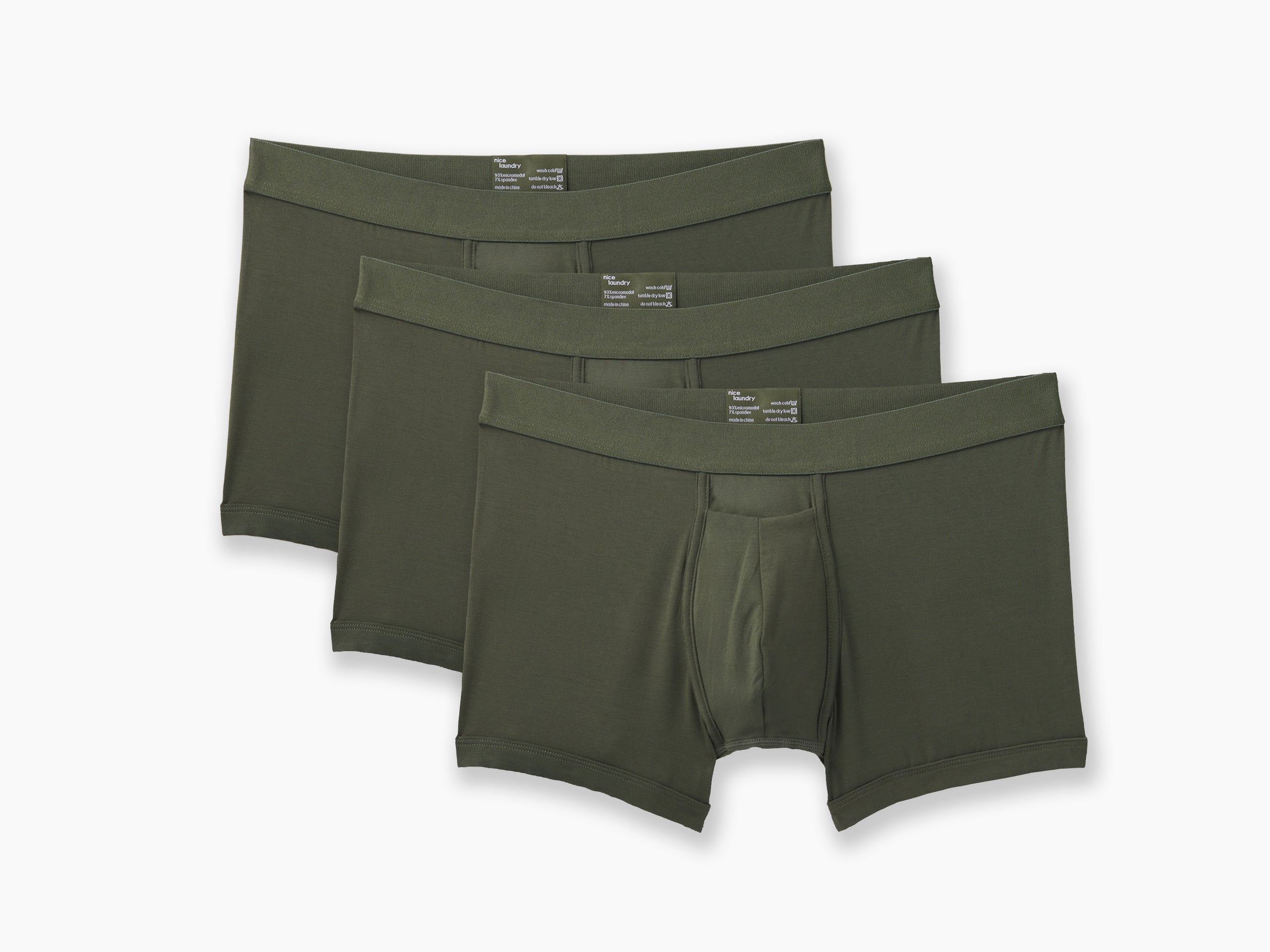 Premium Men's Boxer Briefs 3-Pack - Soft, Breathable & Comfortable Underwear for Everyday Wear - Gym, Work & Sleep
