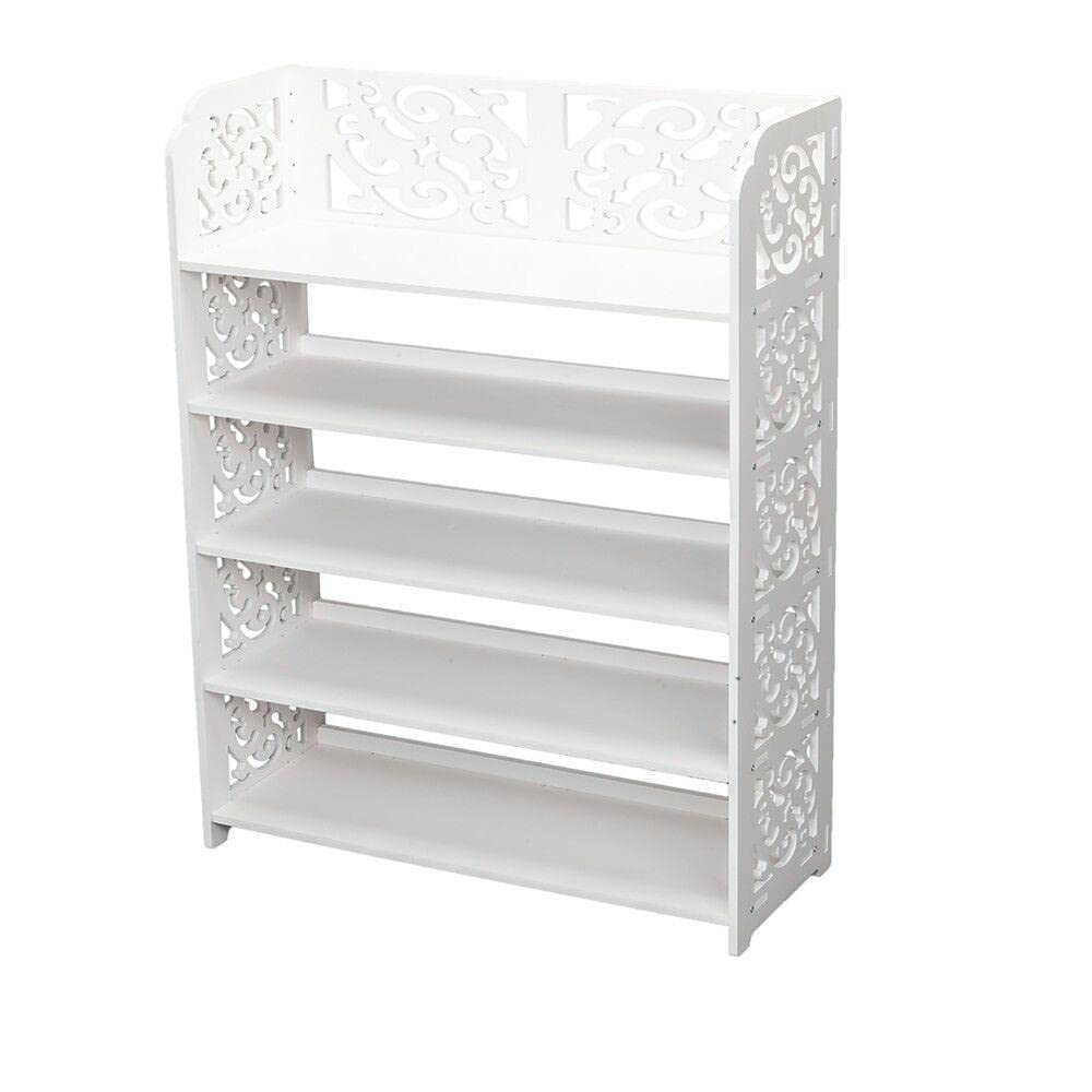5-Tier Shoe Rack Organizer - Space Saving Shoe Storage Shelf for Closet, Entryway & Bedroom - Sturdy Shoe Cabinet with 5 Shelves for Men, Women & Kids Shoes - Perfect for Small Spaces & Home Organization