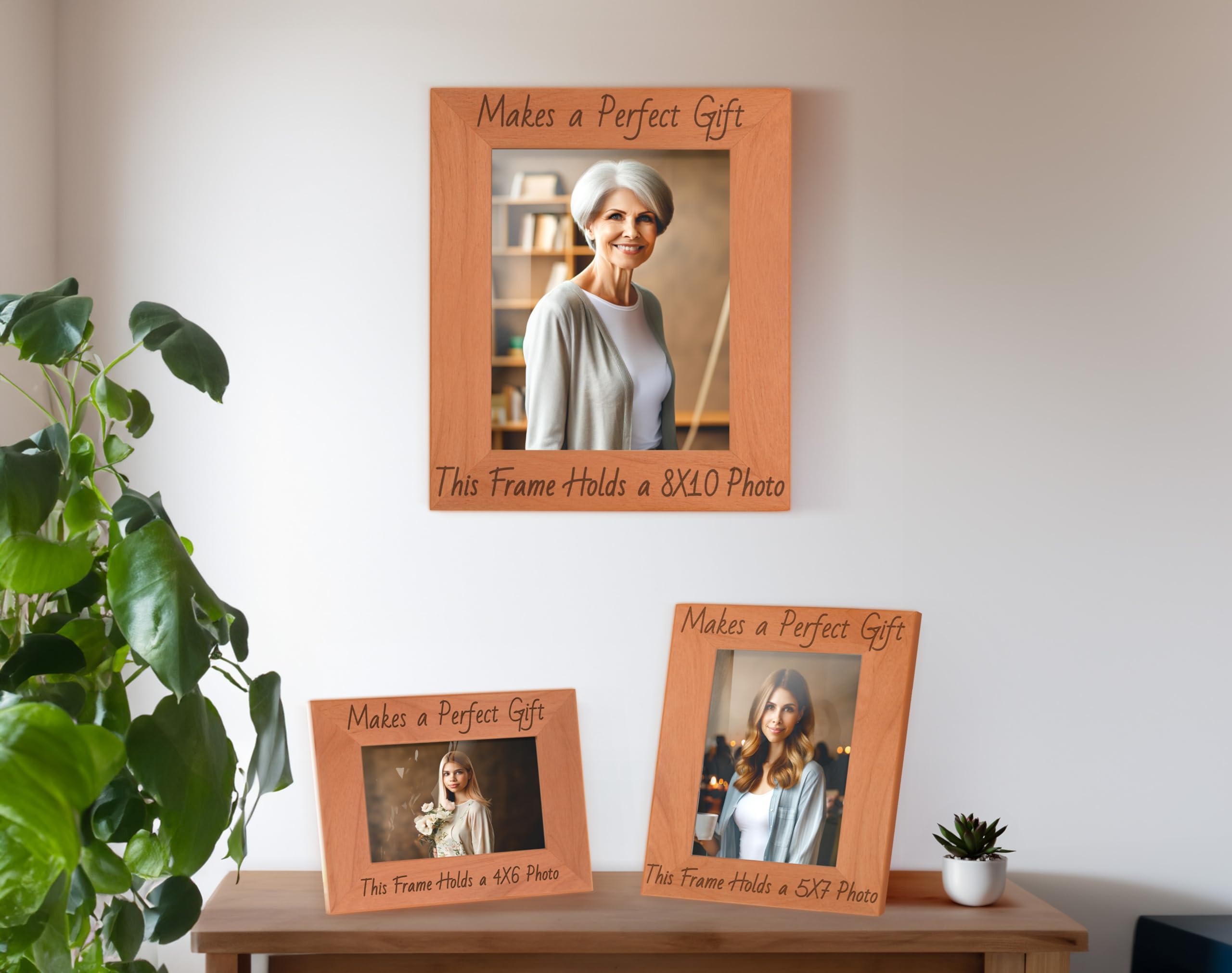 Engraved Wood Basketball Picture Frame 5x7 - Sports Gift for Fans & Home Decor
