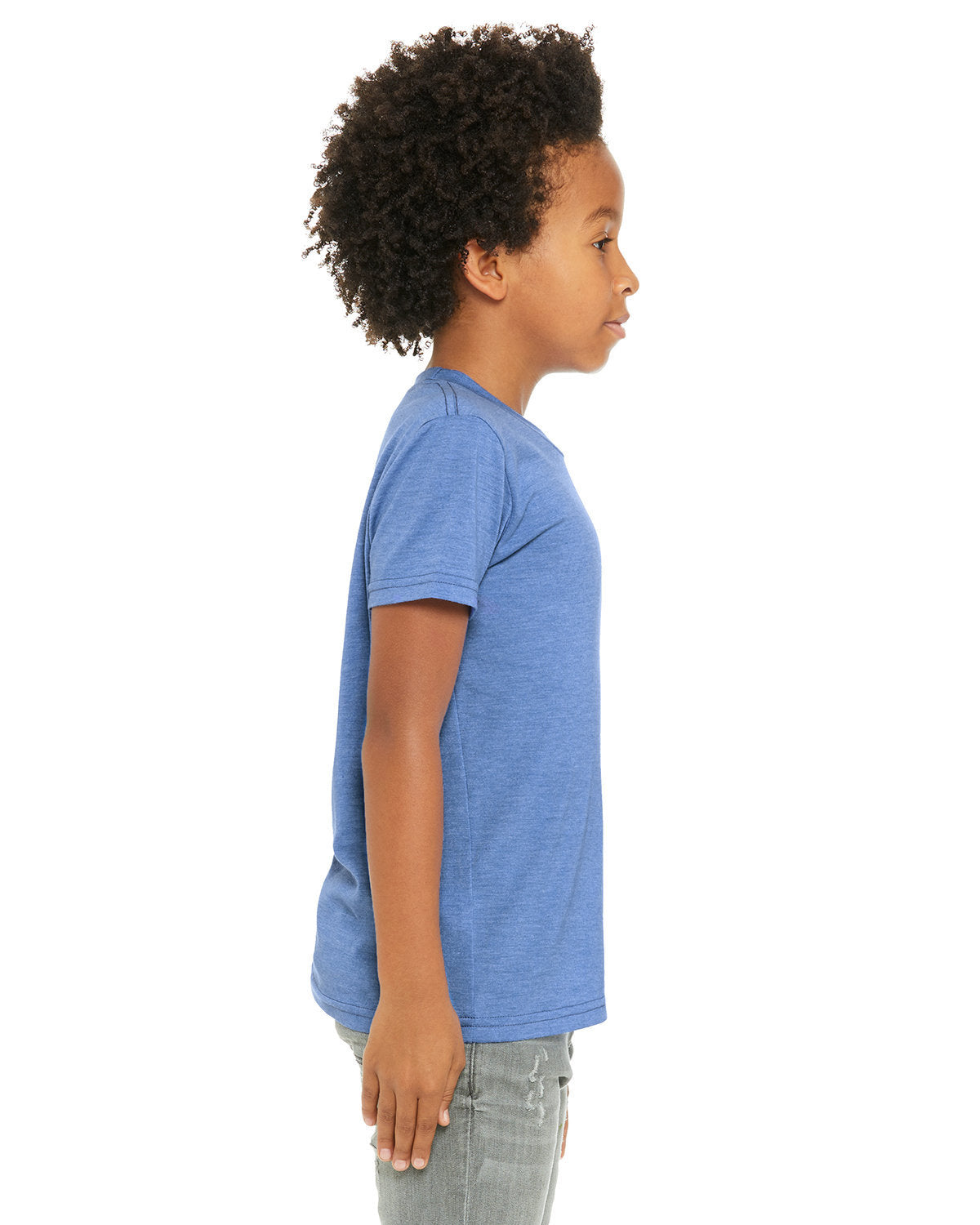 Bella + Canvas 3001YCV Youth CVC Jersey Short Sleeve T-Shirt - Soft Cotton Blend Tee for Kids & Teens - Perfect for School, Sports & Everyday Wear