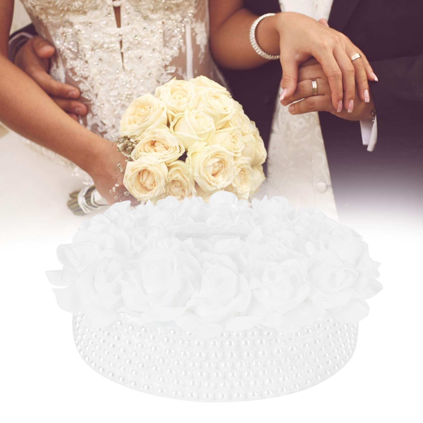 Aqur2020 Elegant Wedding Cake-Shaped Gift Box - Premium Ceremony Supplies for Bridal Showers, Receptions & Home Decor (5905) - Perfect for Wedding Favors, Party Decorations & Special Occasions