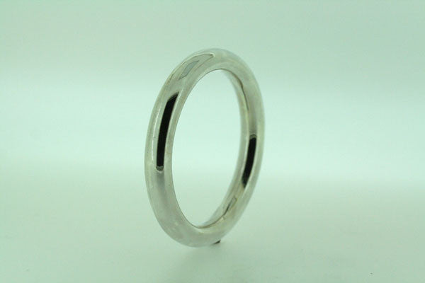 Sterling Silver Circle Tubular Bangle Bracelet for Women - Elegant Minimalist Jewelry for Everyday Wear, Parties & Gifts