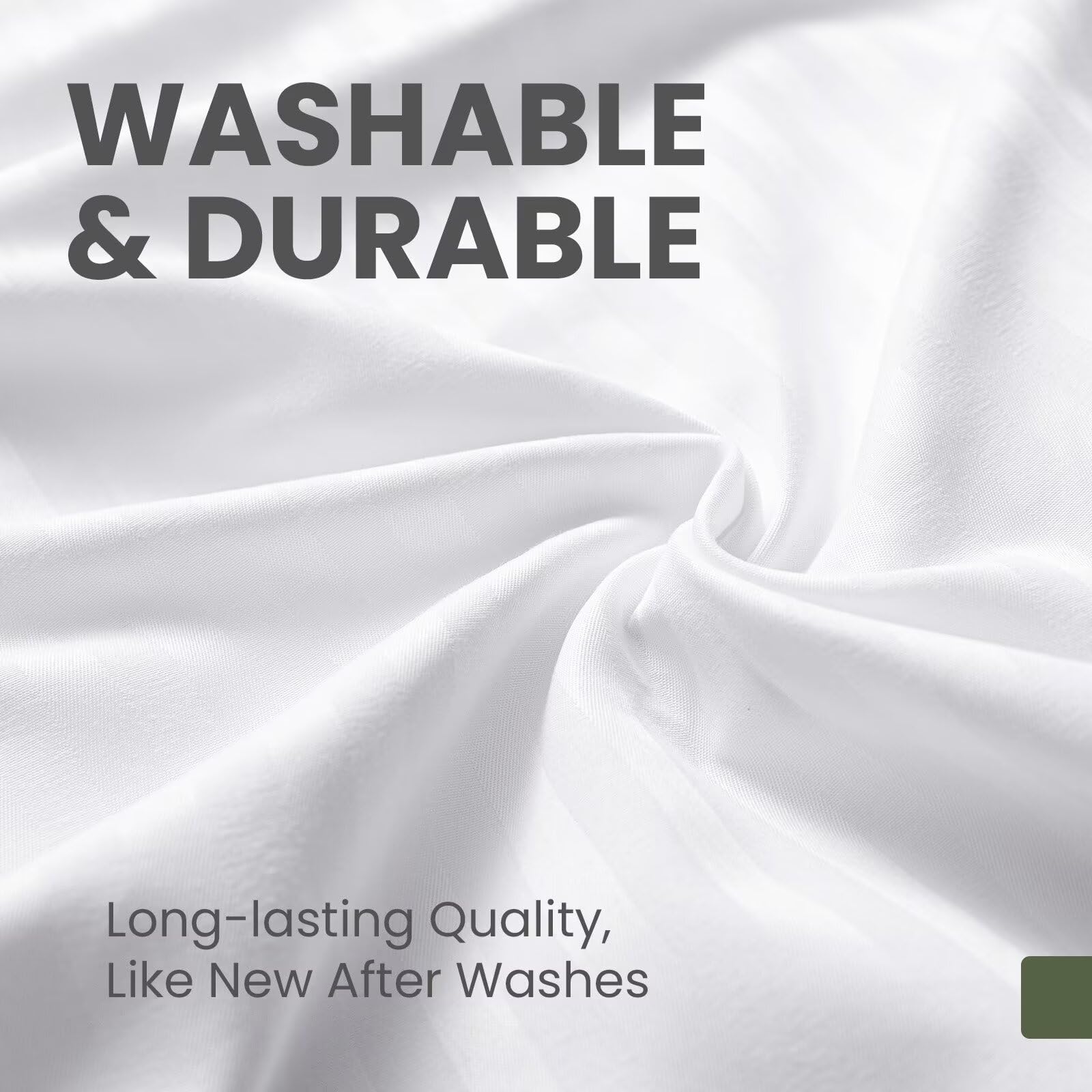 4 Pack Standard Size Pillow Protectors with Zipper - Oeko-TEX Certified, Luxury Hotel Quality Pillow Covers - Soft, Breathable & Machine Washable (20