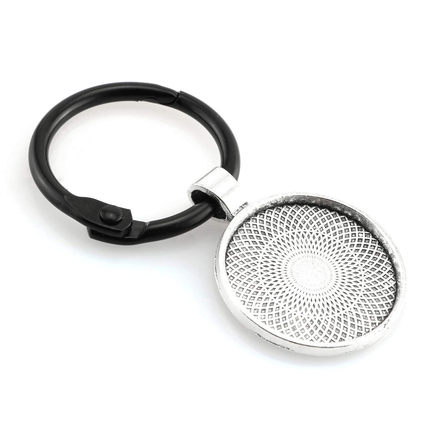 25pcs 25mm Round Bezel Pendant Trays - DIY Cabochon Blank Base for Jewelry Making, Crafting, and Photo Pendants - Perfect for Necklaces, Bracelets, and Earrings Accessories