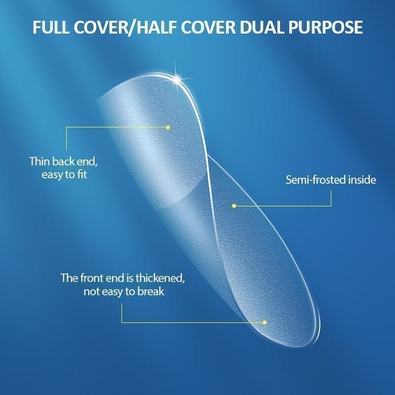 120pcs Oval Full Cover Clear False Nail Tips - Long Lasting Acrylic Nails for Manicure, Salon & DIY Nail Art at Home