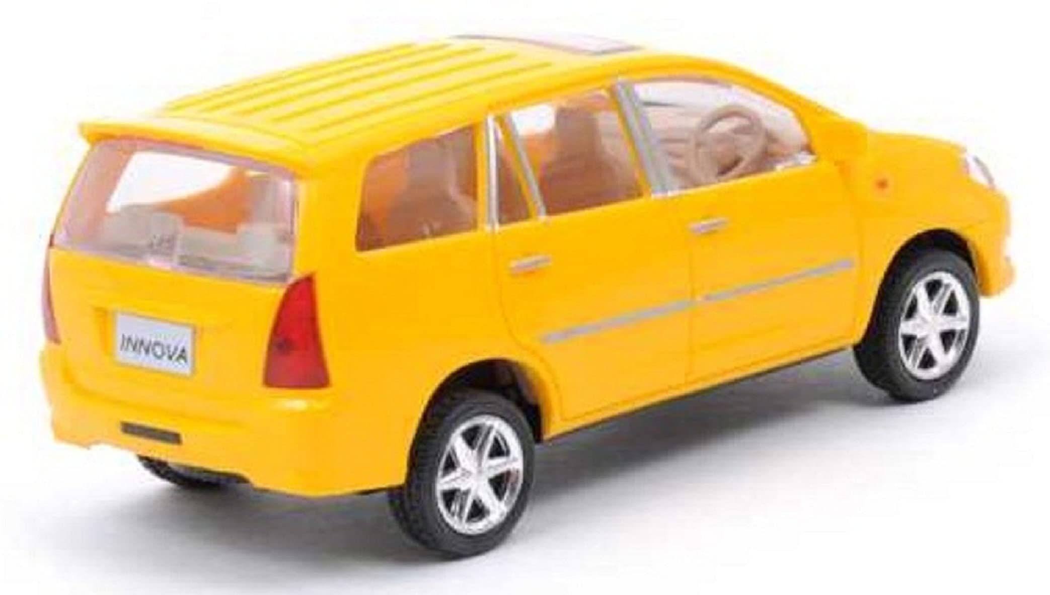 OFFPHATE Pull Back Toy Car - 15cm Plastic Sedan with Soft Edges (Mix Colors) - Safe Kids' Toy for Indoor Play & Birthday Gifts