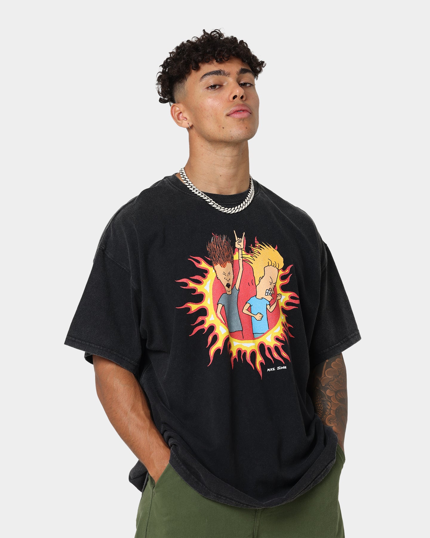 Vintage Beavis & Butthead Rock T-Shirt - Black Retro Graphic Tee for Men & Women | 90s Cartoon Fan Gift, Casual Wear & Concert Outfit