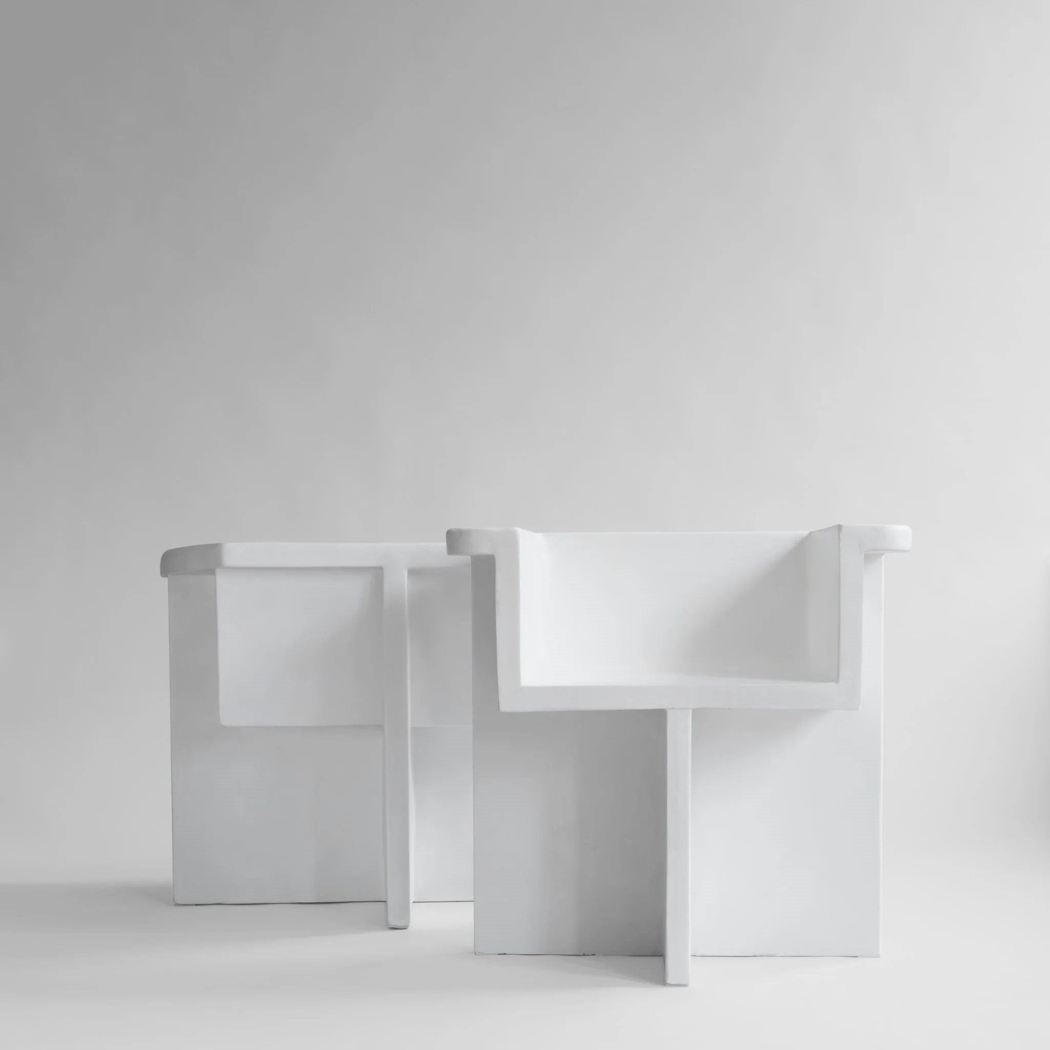 PRE ORDER 101 COPENHAGEN Brutus Dining Chair in Bone White - Modern Scandinavian Design for Dining Room, Kitchen, and Office Use