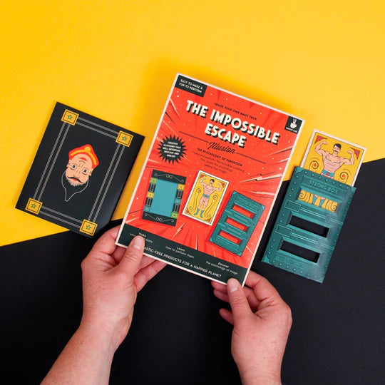 Impossible Escape Illusion Magic Trick Set - Professional Mentalism & Mind Reading Kit for Stage Performances, Parties, and Close-up Magic Shows